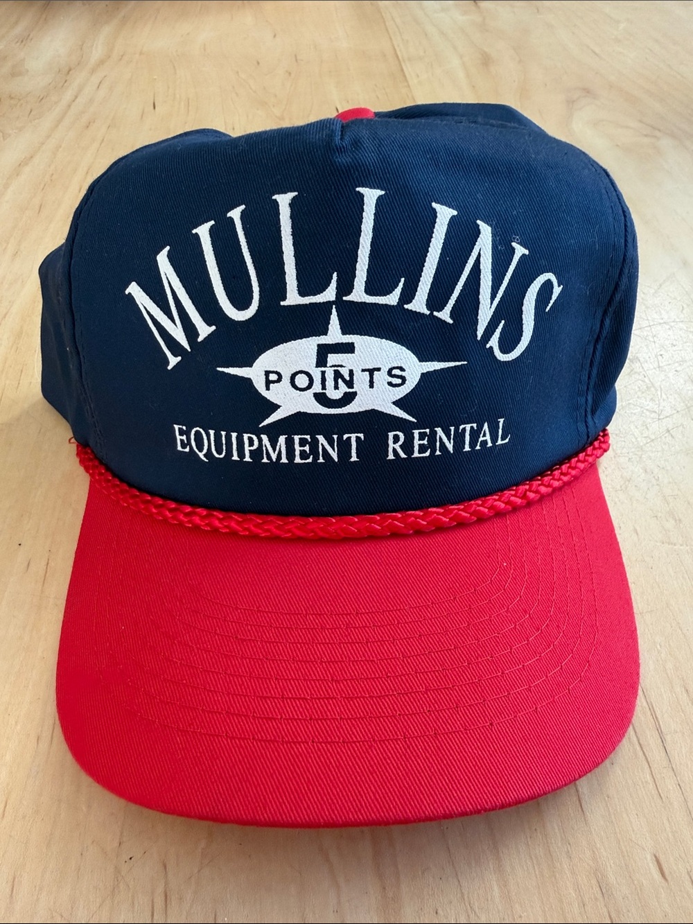 Vintage 1980’s Mullins Equipment Rental Logo Hat - Navy & Red